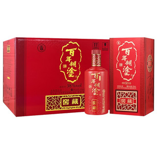 百年糊涂 窖藏 38%vol 浓香型白酒 500mL*6瓶