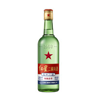 RED STAR 红星 二锅头 52度 绿瓶 500ml 单瓶装