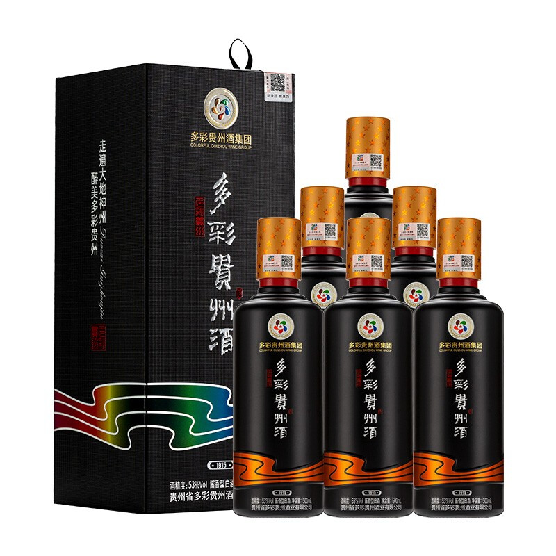 COLORFUL GUIZHOU JIU 多彩贵州酒 1915 53%vol 酱香型白酒