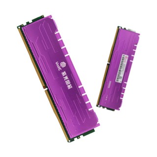 UnilC 紫光国芯 DDR4 2666MHz 紫色 台式机内存 32GB 16GBx2