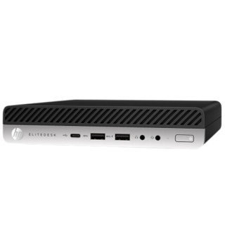 HP 惠普 EliteBook 800 G5 DM 19.5英寸 台式机 黑色(酷睿i5-9500、核芯显卡、8GB、1TB HDD、风冷)