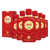 荷花 传奇系列 红五 53%vol 酱香型白酒 500ml*6瓶 整箱装