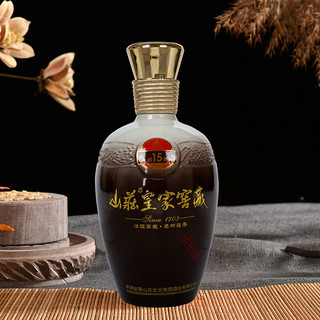 山庄老酒 山庄皇家窖藏15 38%vol 浓香型白酒 450ml*4瓶 整箱装