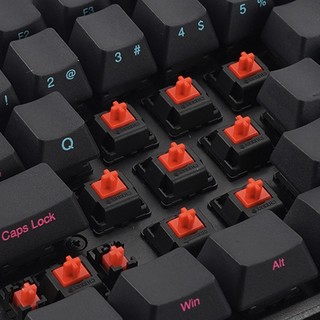 Akko 艾酷 3108SP 108键 有线机械键盘 侧刻 黑色 Cherry红轴 无光