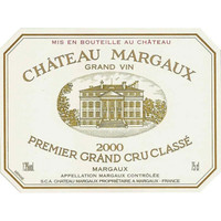 Chateau Margaux 玛歌酒庄 玛歌酒庄玛歌村干型红葡萄酒 1996年