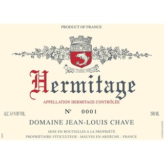DOMAINE JEAN-LOUIS CHAVE 路易沙夫酒庄 路易沙夫酒庄埃米塔日西拉干型红葡萄酒 2016年