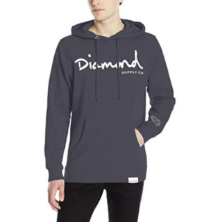 Diamond SUPPLY CO. Og Script 男子运动卫衣 海军蓝 L