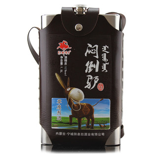 闷倒驴 草原神骑手 52%vol 清香型白酒 1500ml*4瓶 整箱装