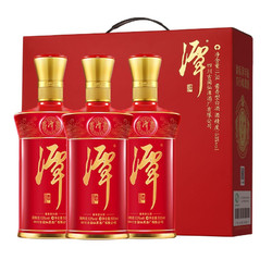 潭酒 红潭 2020版 53%vol 酱香型白酒 500ml*3瓶 送4瓶mini潭+1套酒具