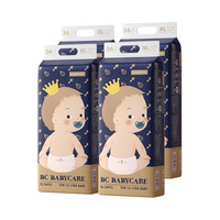 babycare 皇室弱酸亲肤纸尿裤超薄透气婴儿尿不湿XL36*4包