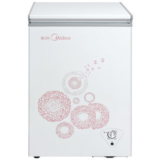 美的(Midea)冰柜 96升小冷柜冷藏柜 家用小型冷冻柜BD/BC-96KM(E）