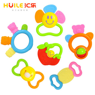 汇乐玩具（HUILE TOYS）宝宝咬咬乐 919 牙胶磨牙可水煮儿童婴儿玩具手摇铃