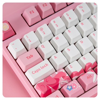 Akko 艾酷 3108 V2 美少女战士 108键 有线机械键盘 粉色 AKKO蓝轴 无光