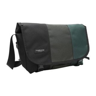 TIMBUK2 天霸 Classic系列 男女款单肩邮差包 TKB1108-4-7000 音速黑/灰绿/松绿 M