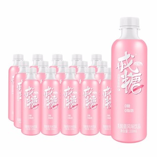 Jelley Brown 界界乐 戒糖 乳酸菌风味饮品 白桃芙蓉味 330ml*15瓶