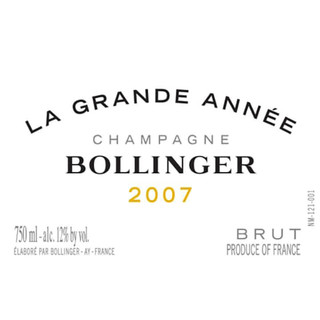 Champagne Bollinger 堡林爵香槟酒庄 堡林爵香槟酒庄干型香槟干型起泡酒 2002年