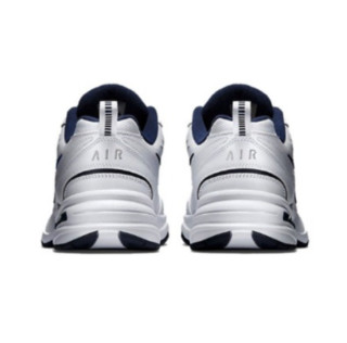 NIKE 耐克 Air Monarch 4 White Navy 男子训练鞋 415445-102 白银 40.5