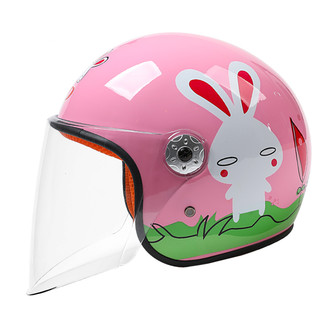 BLD 百利得 508 摩托车头盔 小兔子四季款 粉色