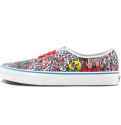 VANS 范斯  WHERE’S WALDO联名 Authentic VN0A348A3RZ 男女低帮帆布鞋