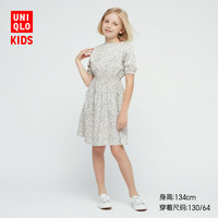 优衣库 童装/女童 印花连衣裙(短袖) 436895 UNIQLO