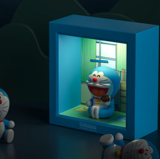 ROCKSPACE Doraemon 哆啦A梦 RST10754 相框小夜灯 蓝色