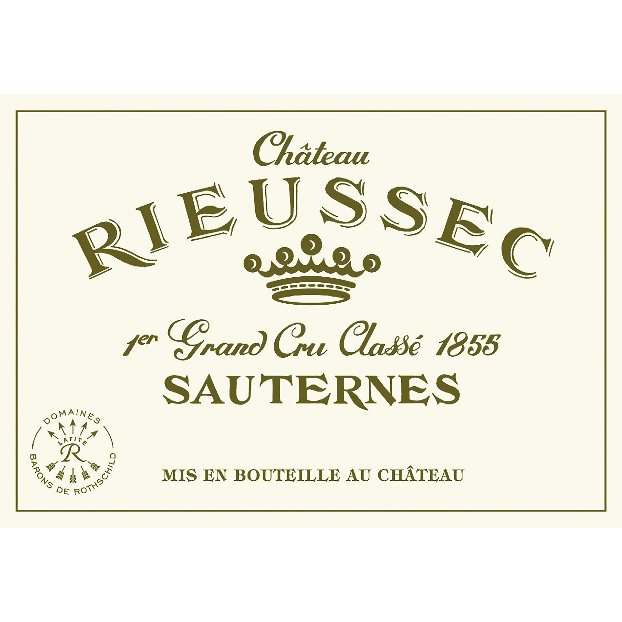 Chateau RIEUSSEC 拉菲莱斯古堡酒庄 拉菲莱斯古堡酒庄苏玳甜酒 2009年