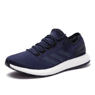 adidas 阿迪达斯 Pure Boost 2017 中性跑鞋 BA8898 午夜蓝 42