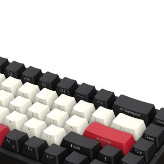 ThundeRobot 雷神 KC3068 68键 2.4G蓝牙 多模无线机械键盘 侧刻 墨雪 国产红轴 RGB