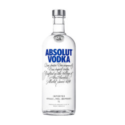 ABSOLUT VODKA 绝对伏特加 原味 伏特加 1000ml