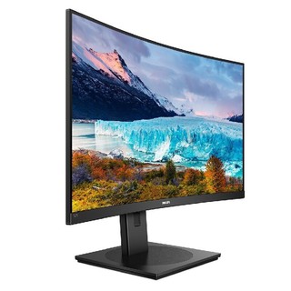 PHILIPS 飞利浦 322S1CAE 31.5英寸 VA 曲面显示器 (1920×1080、165Hz、121%sRGB）