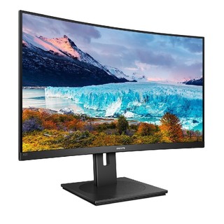 PHILIPS 飞利浦 322S1CAE 31.5英寸 VA 曲面显示器 (1920×1080、165Hz、121%sRGB）