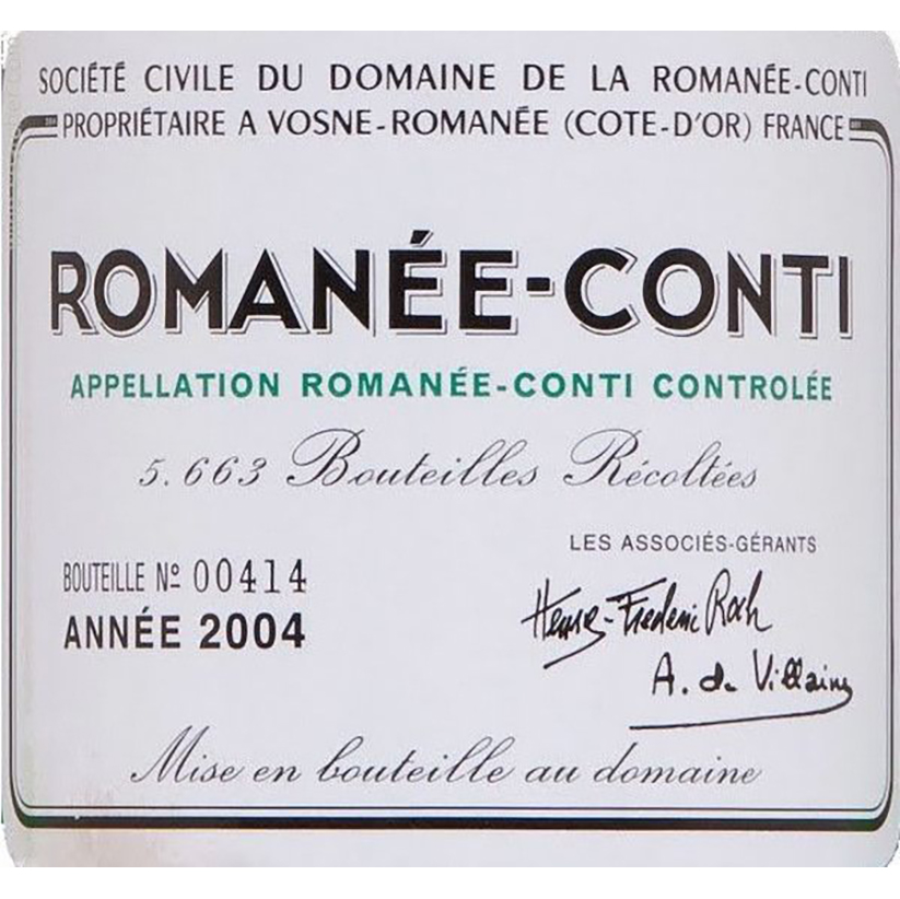 Domaine de la Romanee-Conti 罗曼尼·康帝酒庄 罗曼尼·康帝酒庄罗曼尼康帝特级园黑皮诺干型红葡萄酒 NV