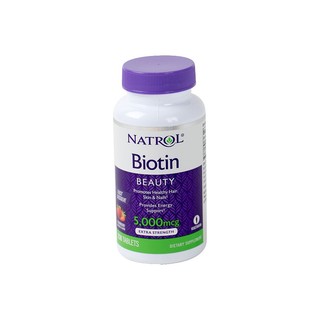 美国直邮Natrol Biotin生物素5000mcg 250粒护发养发改善内分泌