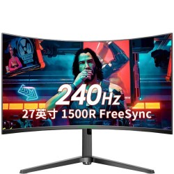 TITAN ARMY 泰坦军团 N27SH 27英寸 VA 曲面 FreeSync 显示器(1920*1080、240Hz)