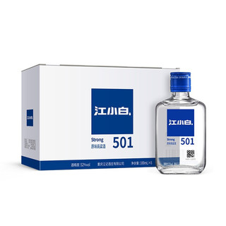 江小白 501 原味高粱酒 52%vol 清香型白酒 100ml*6瓶 整箱装