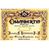 DOMAINE ARMAND ROUSSEAU 阿曼·卢梭酒庄 阿曼卢梭酒庄香贝丹黑皮诺干型红葡萄酒 2012年