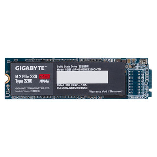 GIGABYTE 技嘉 猛盘 GSM2NE8256GNTD NVMe M.2 固态硬盘 256GB (PCI-E3.0)