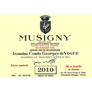 Domaine Comte Georges de Vogue 武戈伯爵酒庄 武戈伯爵酒庄慕西尼黑皮诺干型红葡萄酒 2016年