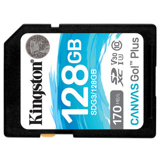 Kingston 金士顿 SDG3系列 SD存储卡 128GB（USH-I、V30、U3）