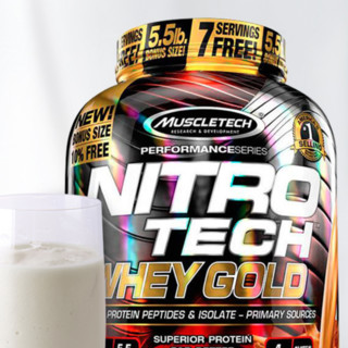 MUSCLETECH 肌肉科技 乳清蛋白粉 草莓味 5.53磅