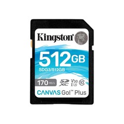 Kingston 金士頓 SDG3系列 SD存儲卡 512GB（USH-I、V30、U3）