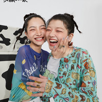 elf sack 妖精的口袋 ×15色IP联名 女士长袖打底T恤