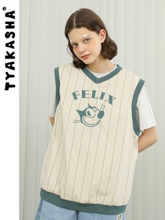 TYAKASHA 塔卡沙 × FELIX 联名款 女士无袖T恤 T21CBFL062