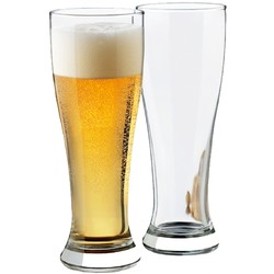 利比啤酒杯子玻璃扎啤果汁杯家用水杯饮料杯威士忌酒杯