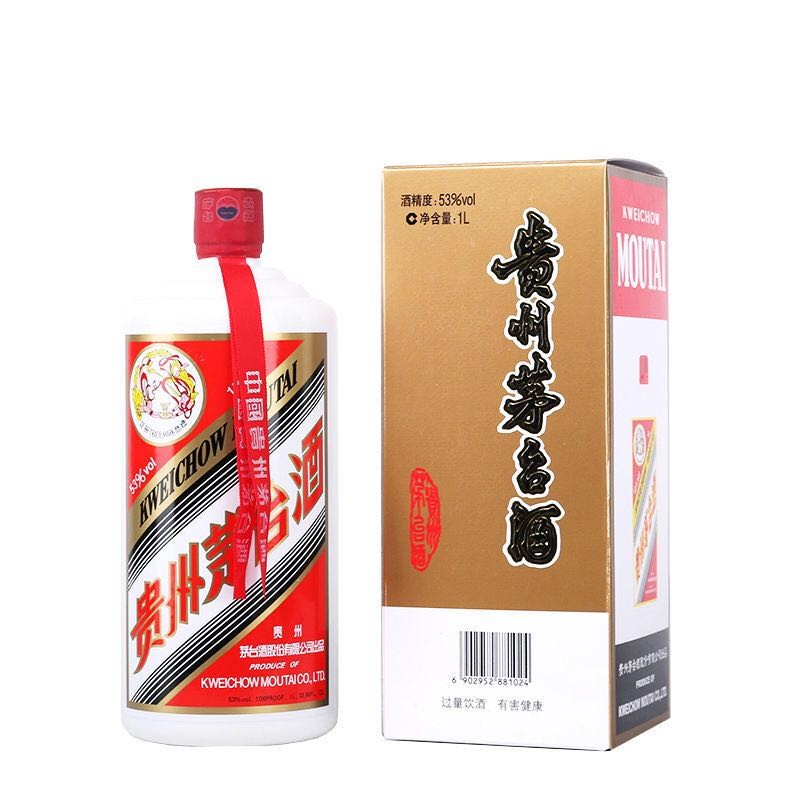 moutai 茅台 飞天茅台酒 酱香型白酒 53度 1l