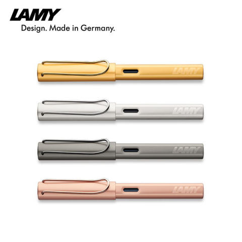 凌美（LAMY）钢笔 LX系列星海银墨水笔 F笔尖-0.7mm-私人定制刻字