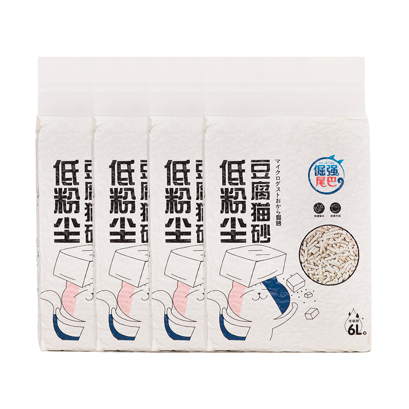 原味豆腐猫砂 2.3公斤*4袋 1件装