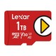 Prime会员：Lexar 雷克沙 Play 1TB microSDXC UHS-I 卡
