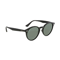Ray-Ban 雷朋 男士太阳镜 RB2180F 601/71 黑色框绿色片 49mm