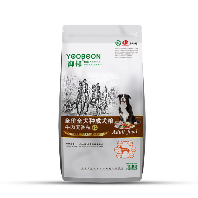 御邦 狗粮 成犬全种全营养成犬粮10kg
